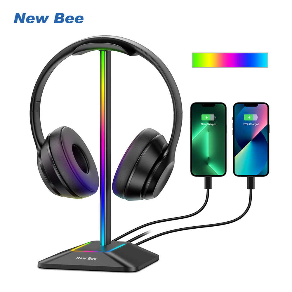 New Bee Z8 RGB Headphones Stan - Headphone Stand Desk 리뷰 및 가격