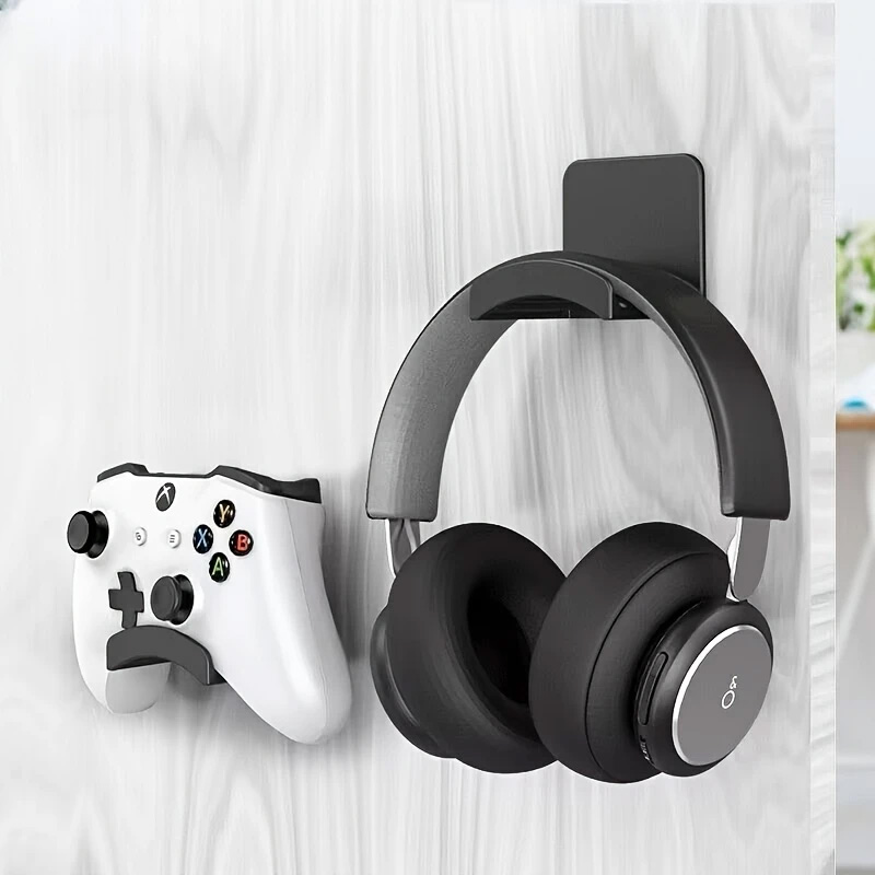 4Pcs Black Adhesive Headphone  - Headphone Stand Desk 리뷰 및 가격