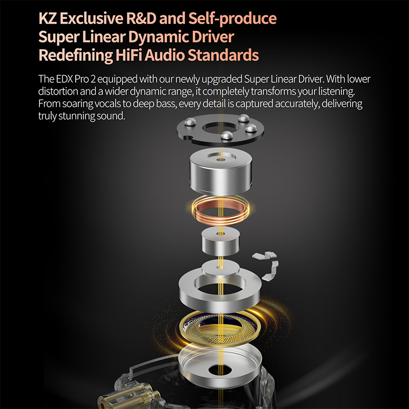 KZ EDX Pro 2 Ultra-linear Dyna - In Ear Monitor Iem 리뷰 및 가격
