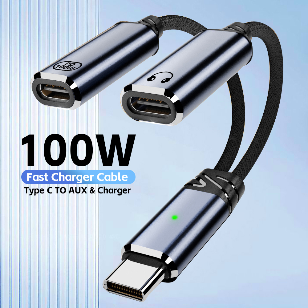 USB C Splitter 2 in 1 Headphon - Earphone Splitter Jack 리뷰 및 가격