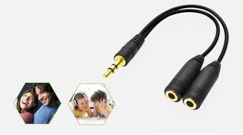 Headphone Splitter, 3.5mm Exte - Earphone Splitter Jack 리뷰 및 가격