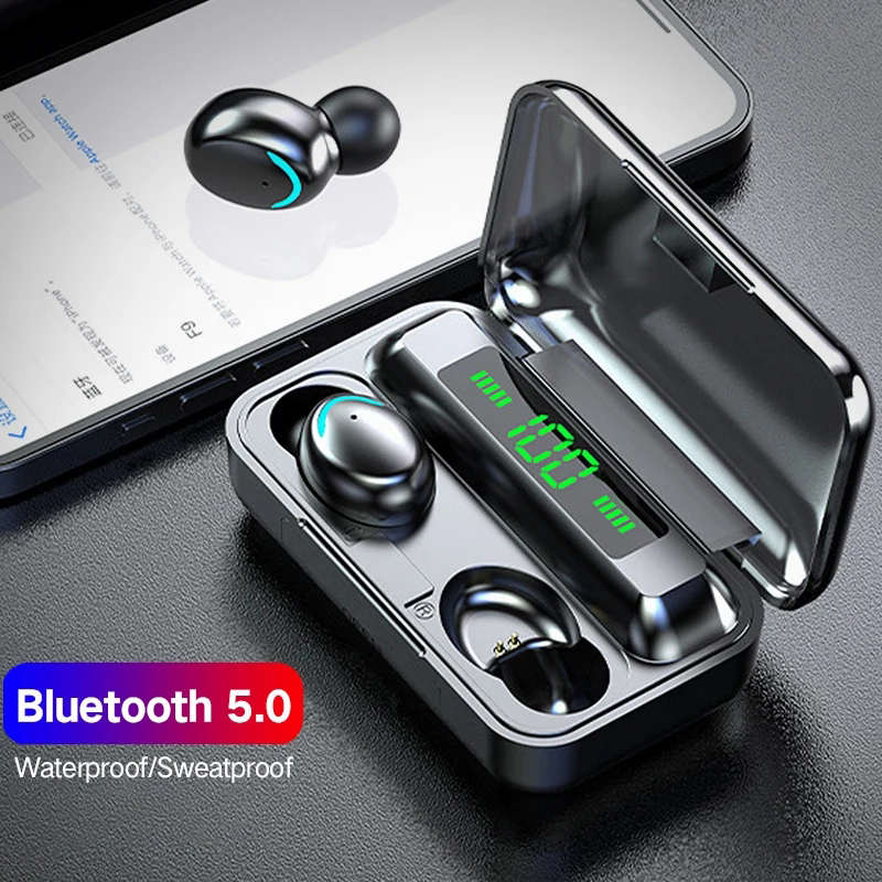 F9 Wireless Headphone TWS Blue - Wireless Earbuds Tws 리뷰 및 가격