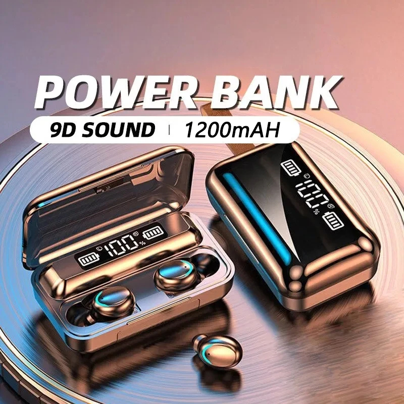 F9 Wireless Headphone TWS Blue - Wireless Earbuds Tws 리뷰 및 가격