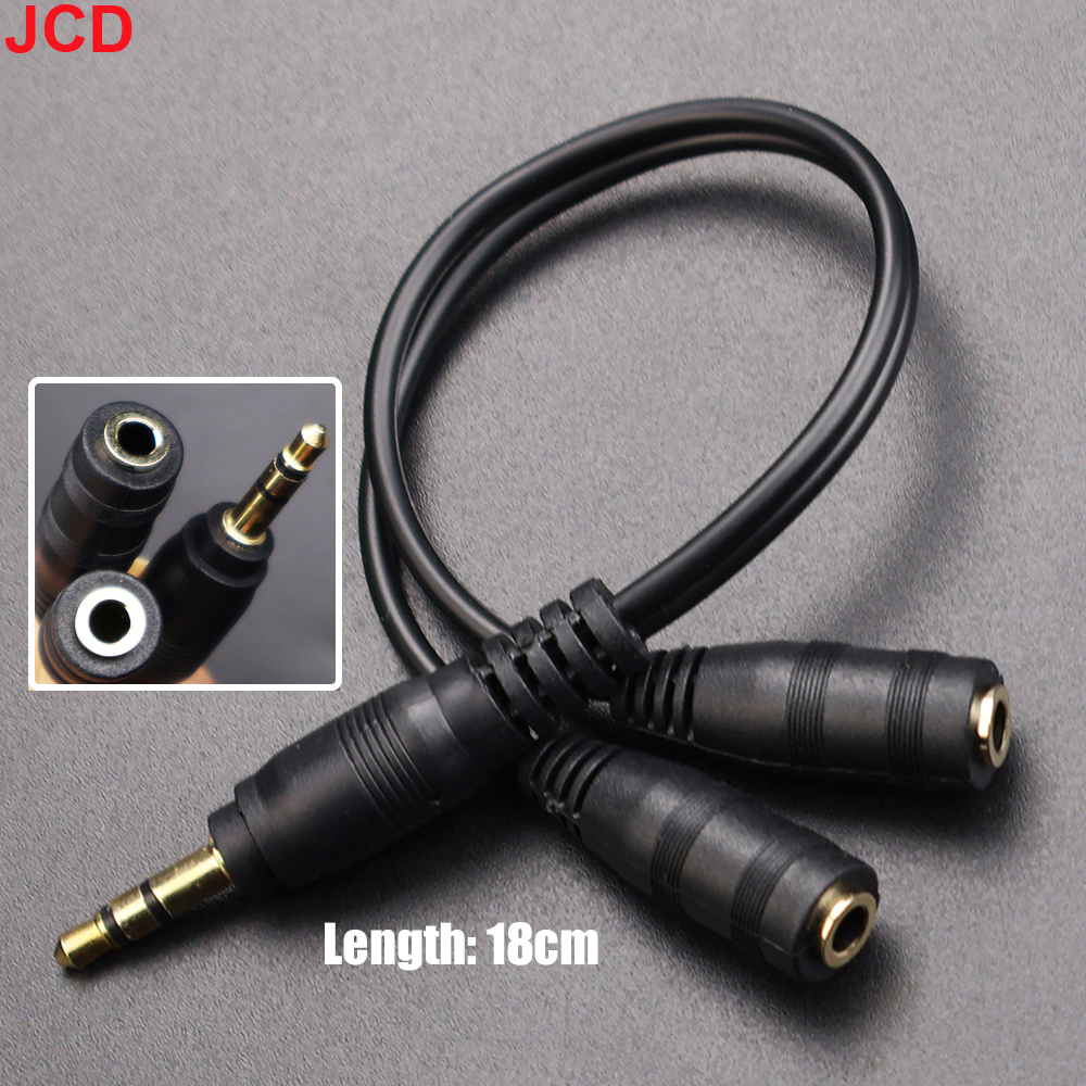 JCD 1Male to 2 Dual Female Y S - Earphone Splitter Jack 리뷰 및 가격