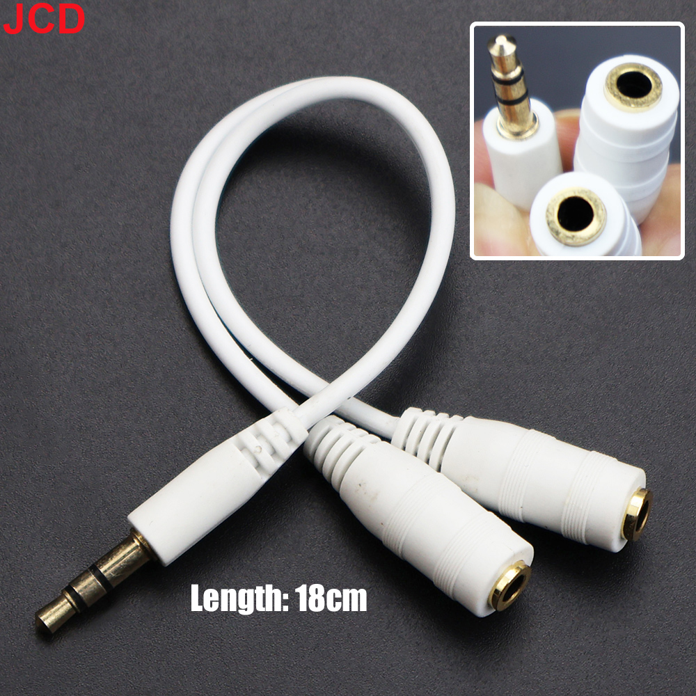 JCD 1Male to 2 Dual Female Y S - Earphone Splitter Jack 리뷰 및 가격