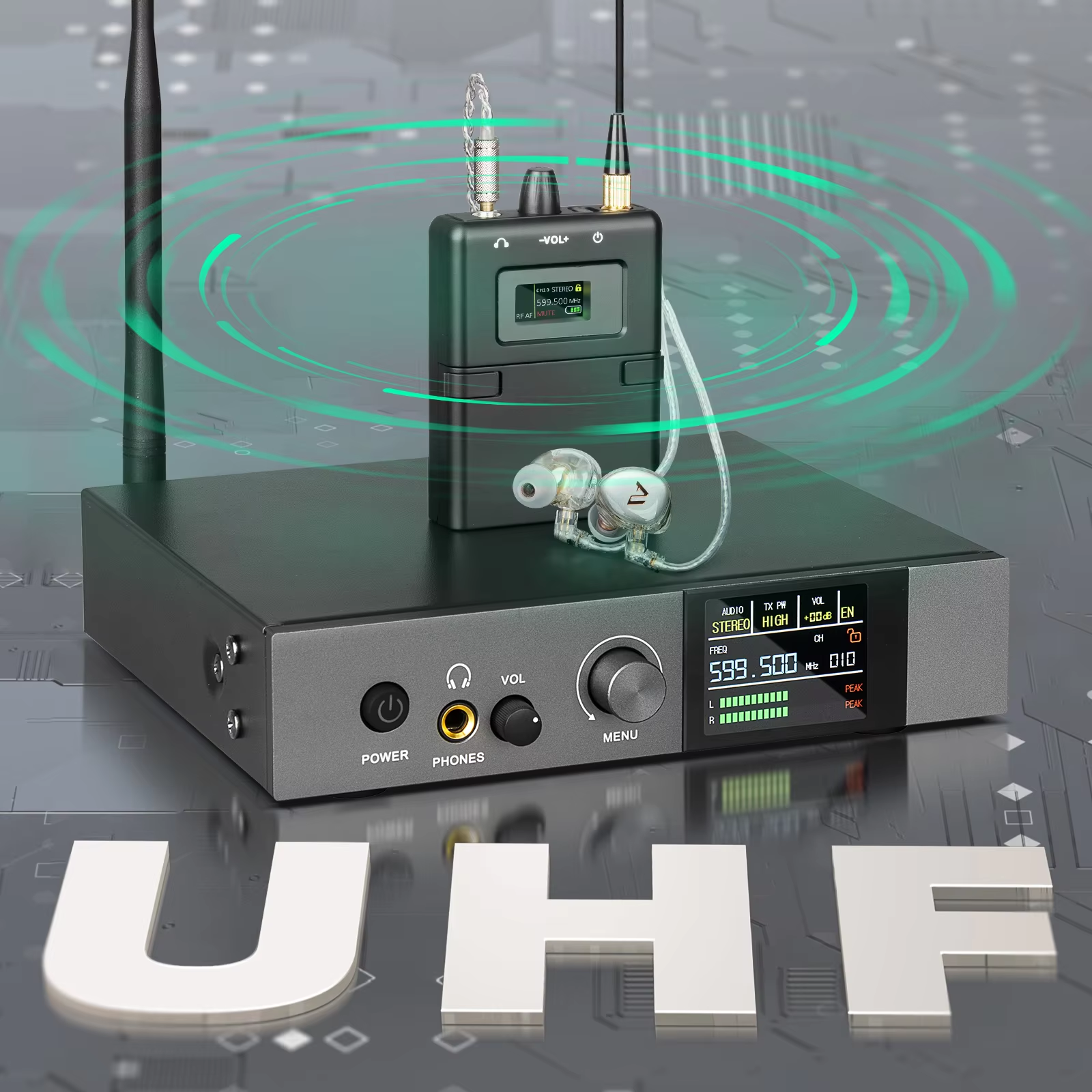 590-599mhz stereo IEM UHF Stag - In Ear Monitor Iem 리뷰 및 가격