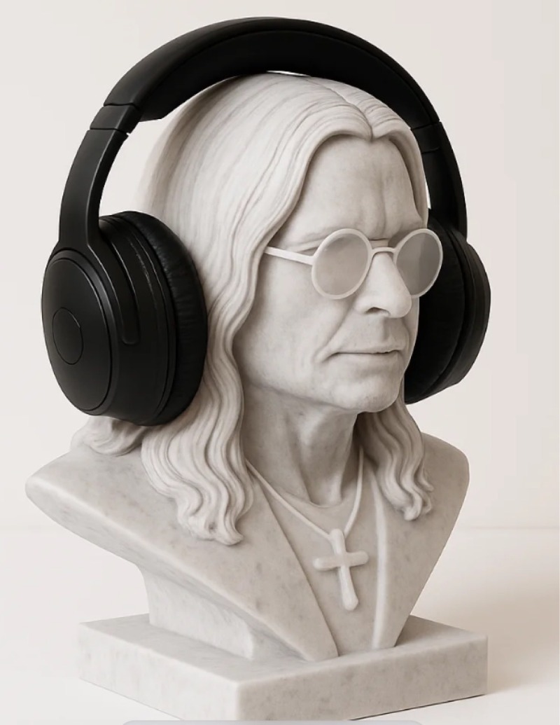 Heavy Metal Rock Legend Inspir - Headphone Stand Desk 리뷰 및 가격