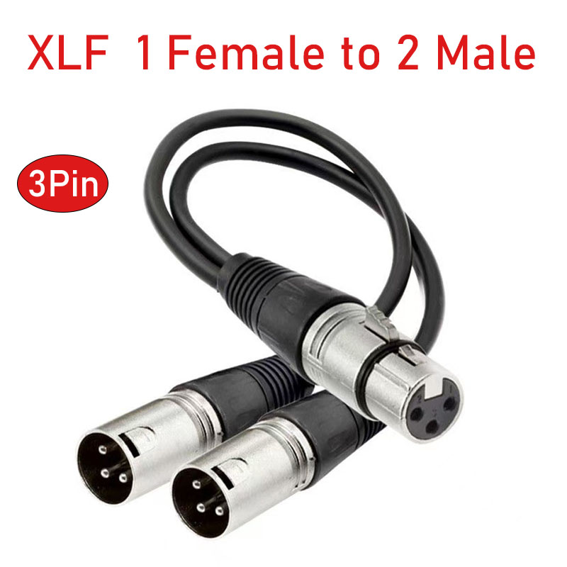 XLR Splitter Cable 3 Pin Femal - Audio Splitter Y 리뷰 및 가격