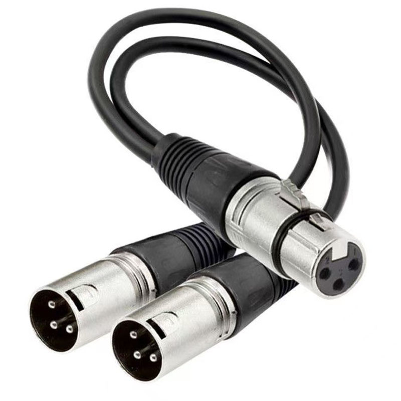 XLR Splitter Cable 3 Pin Femal - Audio Splitter Y 리뷰 및 가격