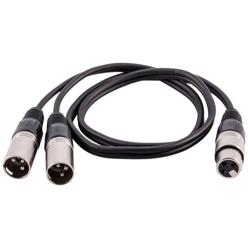 XLR Splitter Cable 3 Pin Femal - Audio Splitter Y 리뷰 및 가격
