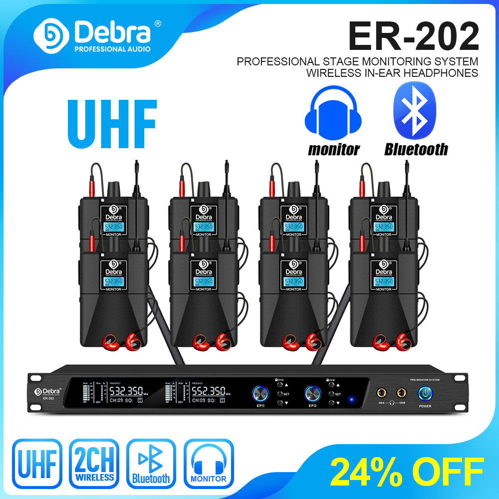 Debra UHF IEM ER-202 Wireless  - In Ear Monitor Iem 리뷰 및 가격