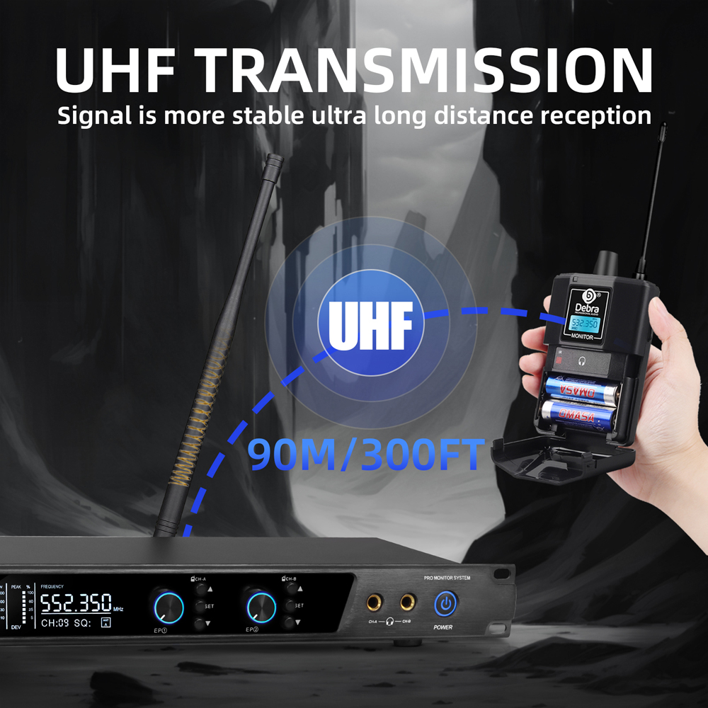 Debra UHF IEM ER-202 Wireless  - In Ear Monitor Iem 리뷰 및 가격