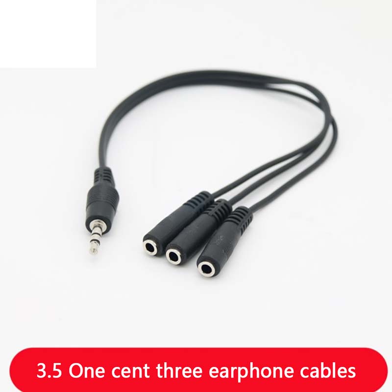 【C】3.5mm 3-Way Port Aux Audio  - Earphone Splitter Jack 리뷰 및 가격