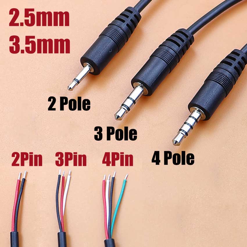 1pcs 2.5mm 3.5mm Mono Stereo A - Audiophile Headphone Wired 리뷰 및 가격