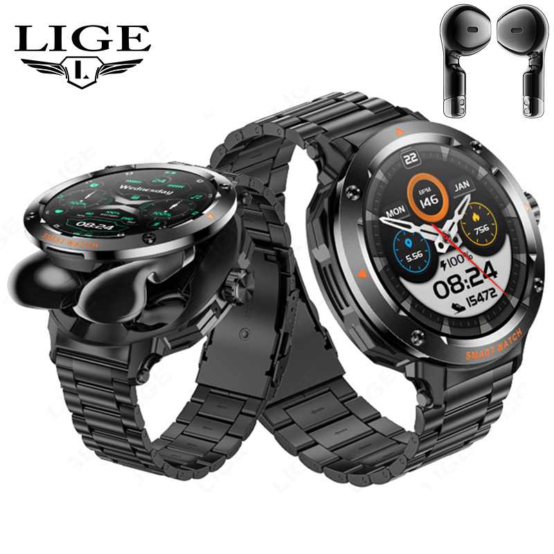 New Men's 2 In 1 Headset Smart - Earbuds Charging Case 리뷰 및 가격