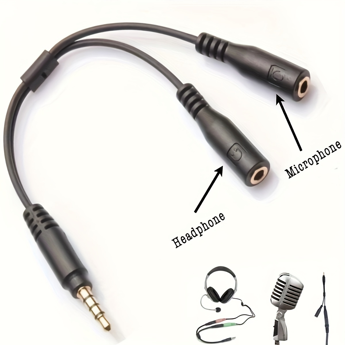 3.5mm Stereo Audio 1Male to 2  - Audio Splitter Y 리뷰 및 가격