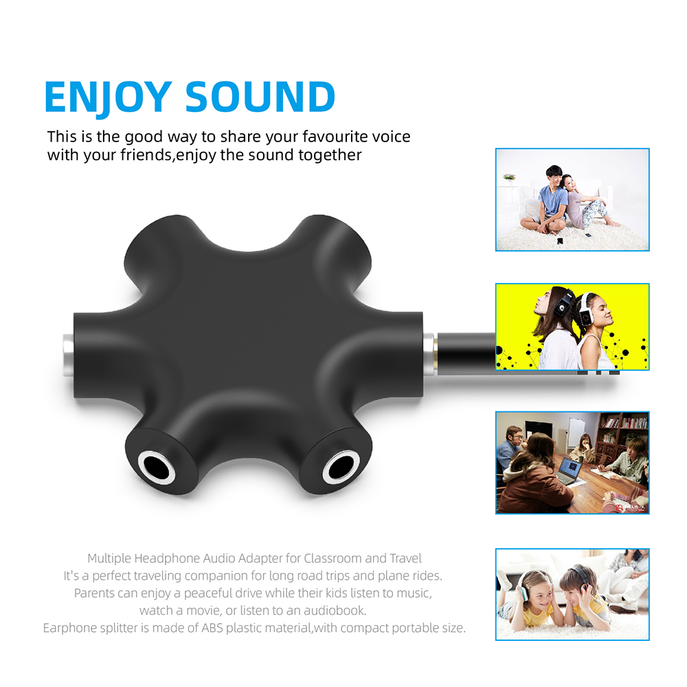 3.5mm Jack Earphone Audio Spli - Earphone Splitter Jack 리뷰 및 가격