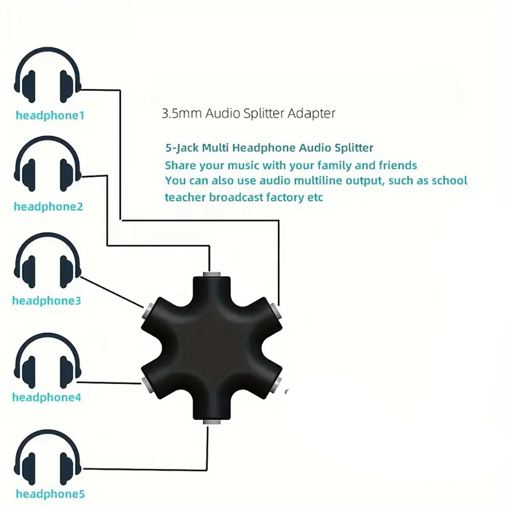 3.5mm Jack Earphone Audio Spli - Earphone Splitter Jack 리뷰 및 가격