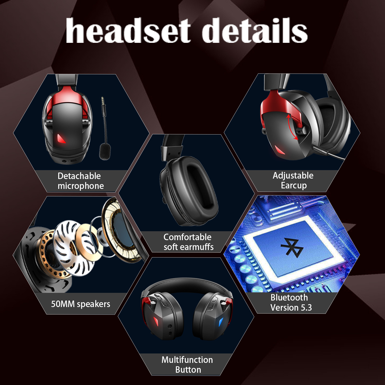 Wireless Gaming Headset with D - Gaming Headset Rgb 리뷰 및 가격