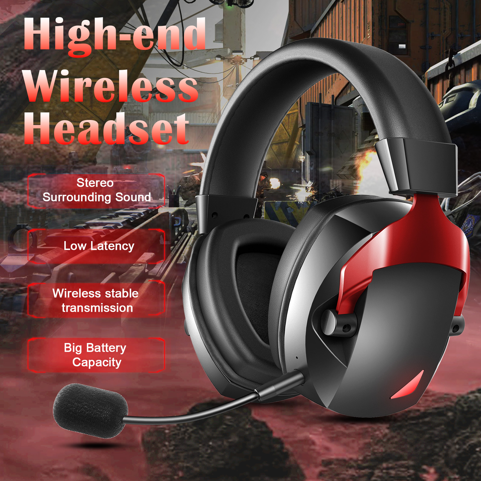 Wireless Gaming Headset with D - Gaming Headset Rgb 리뷰 및 가격