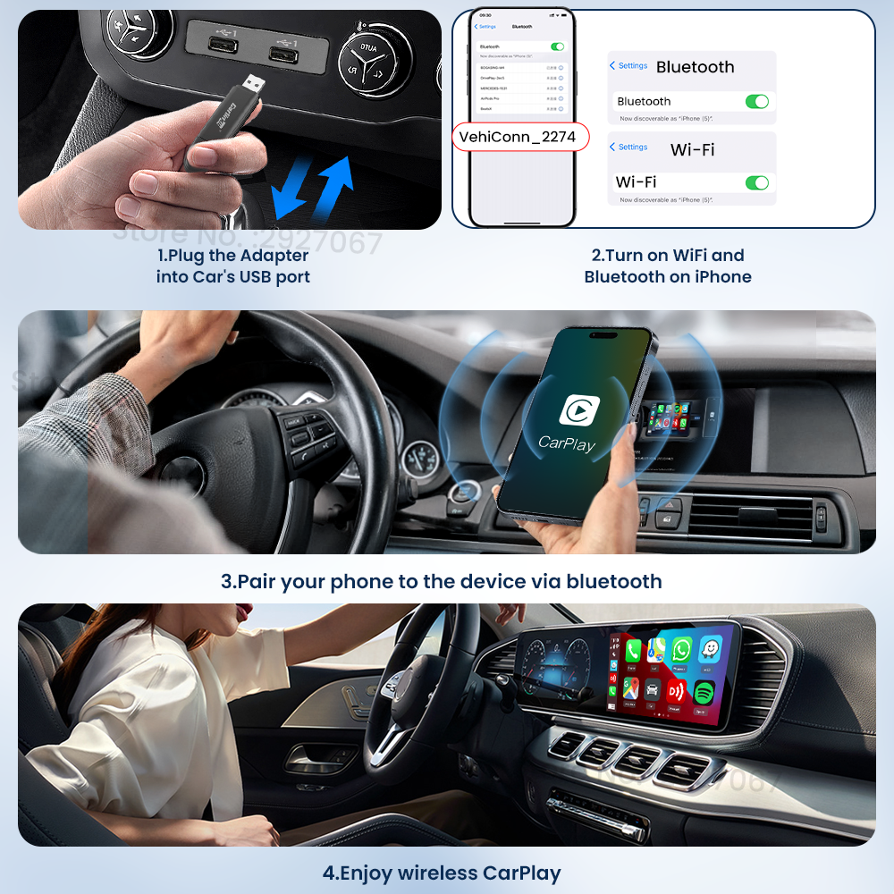 CarlinKit MINI 5.0 Pro Wireles - Bluetooth Adapter Receiver 리뷰 및 가격