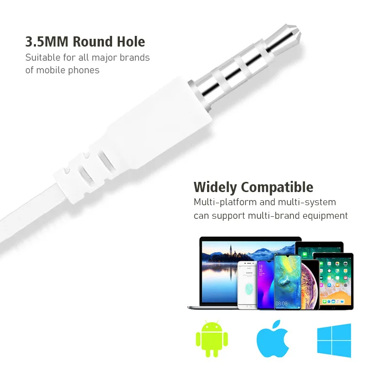 1/2/3/4Pcs Universal 3.5mm Ste - Wired Earphone Mic 리뷰 및 가격
