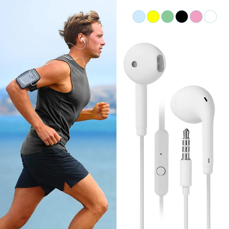 1/2/3/4Pcs Universal 3.5mm Ste - Wired Earphone Mic 리뷰 및 가격