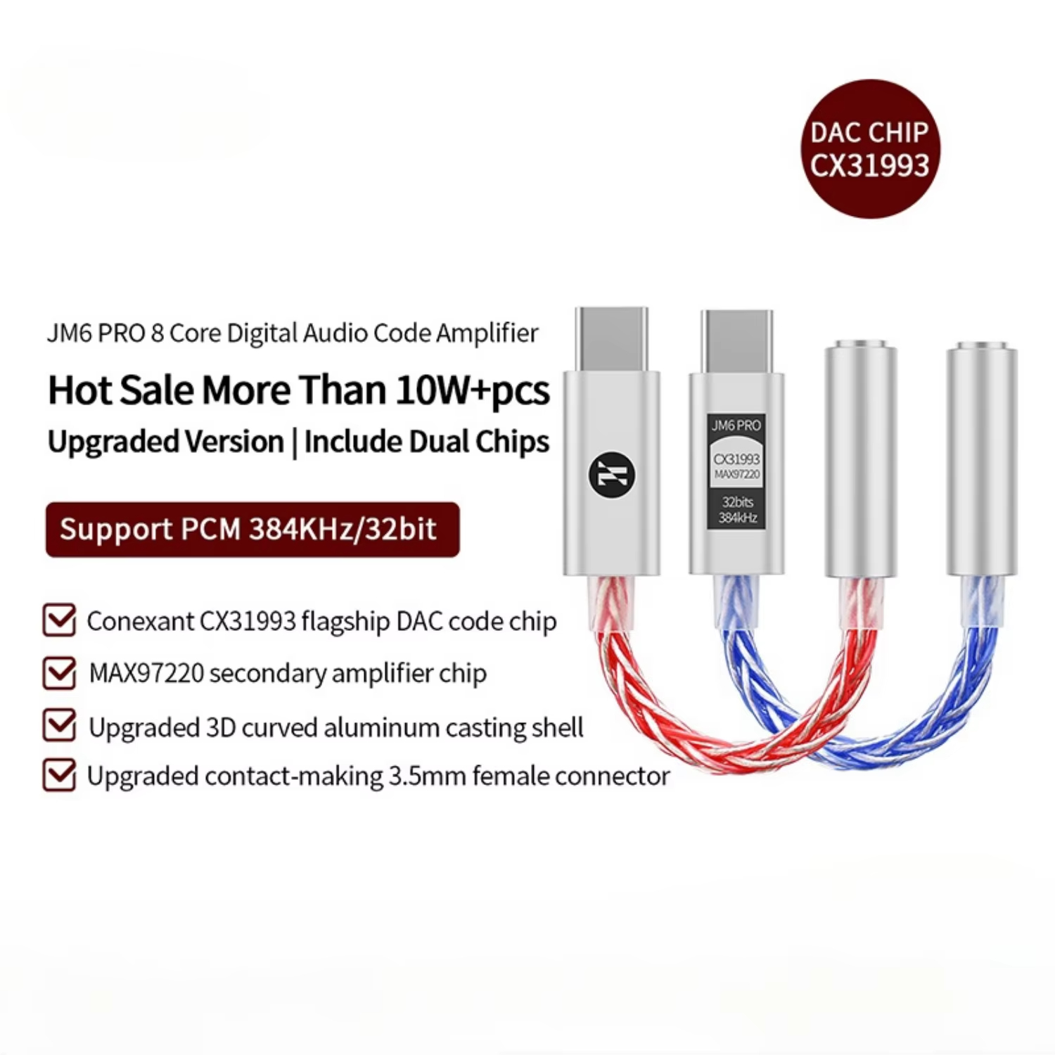 JCALLY JM6 Pro Type-C to 3.5mm - Usb C Earphone 리뷰 및 가격