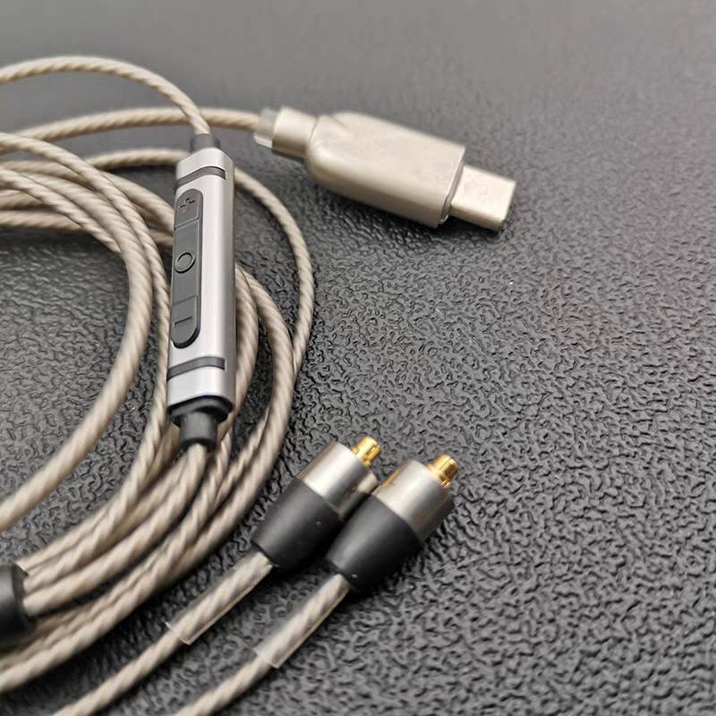 MMCX Plug Type-C Silver Plated - Wired Earphone Mic 리뷰 및 가격