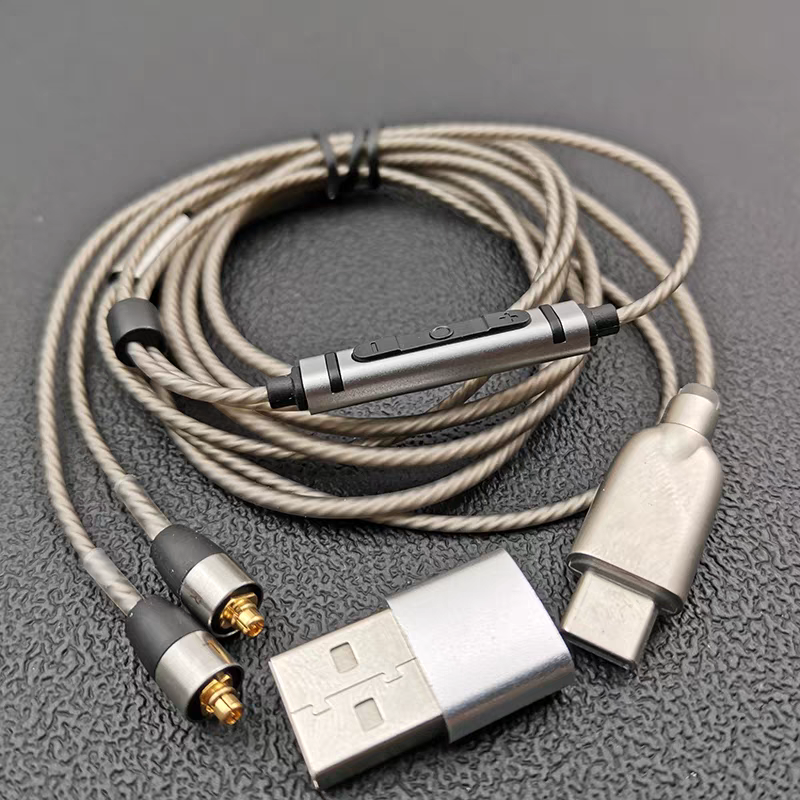 MMCX Plug Type-C Silver Plated - Wired Earphone Mic 리뷰 및 가격