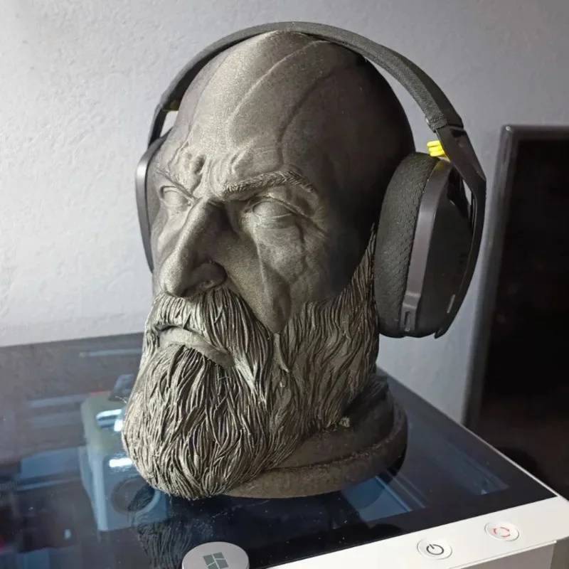 God Of War Kratos Statue Headp - Headphone Stand Desk 리뷰 및 가격