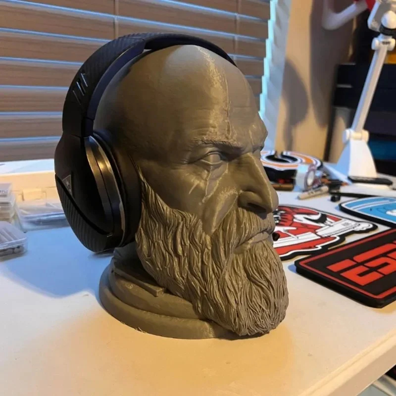 God Of War Kratos Statue Headp - Headphone Stand Desk 리뷰 및 가격