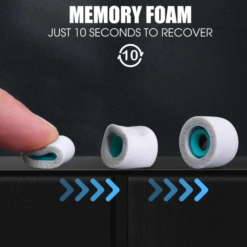 Soft Memory Foam Eartips for S - Earphone Foam Tip 리뷰 및 가격