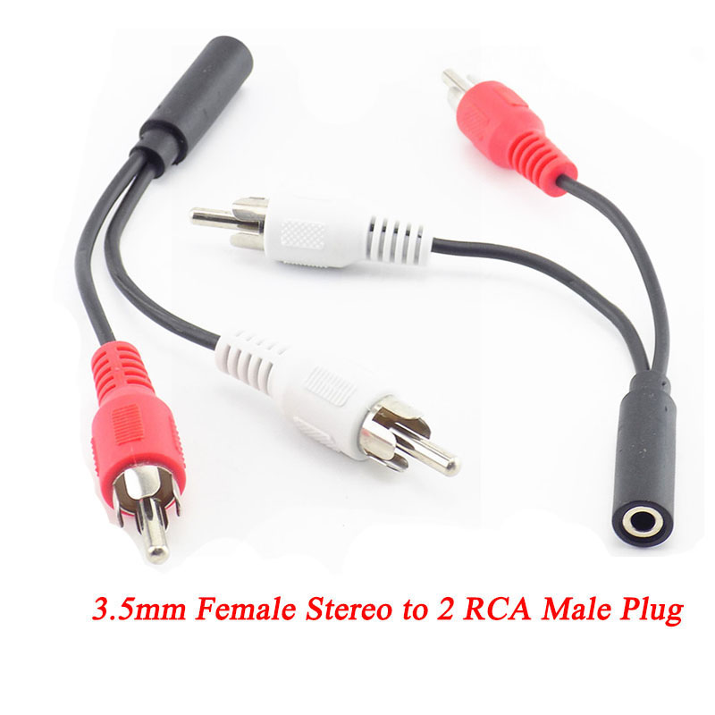 3.5mm RCA Female jack Stereo t - Cable Extension 3.5 리뷰 및 가격