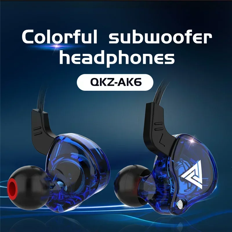 NEW QKZ AK6 Copper Driver HiFi - Wired Earphone Mic 리뷰 및 가격