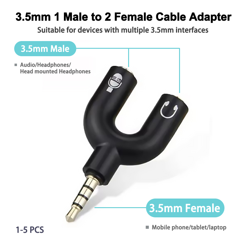 3.5mm headphone splitter micro - Earphone Splitter Jack 리뷰 및 가격