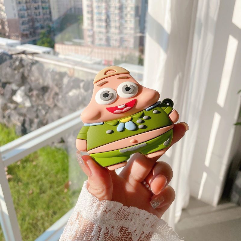 Cute SpongeBob Creative Silico - Earbuds Charging Case 리뷰 및 가격