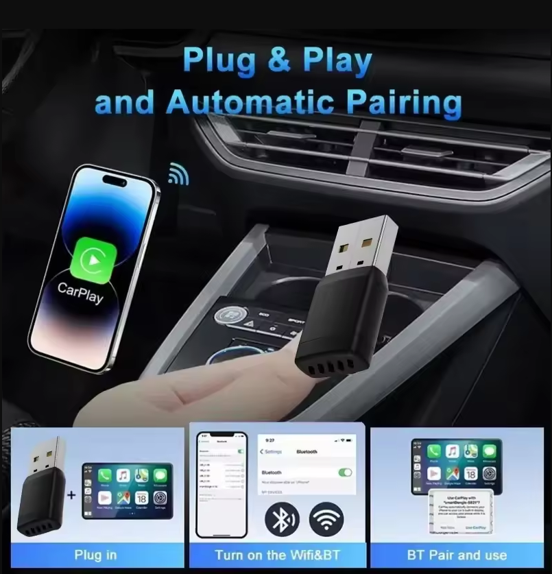 Smart Wireless CarPlay Android - Bluetooth Adapter Receiver 리뷰 및 가격