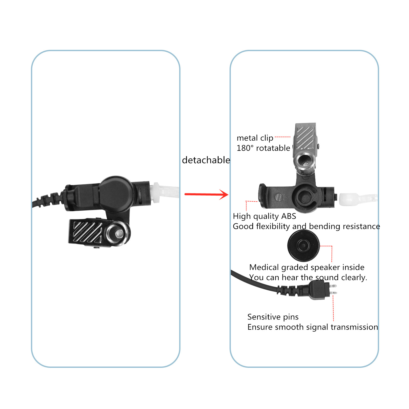 Earpiece Surveillance Kit, Wal - Wired Earphone Mic 리뷰 및 가격