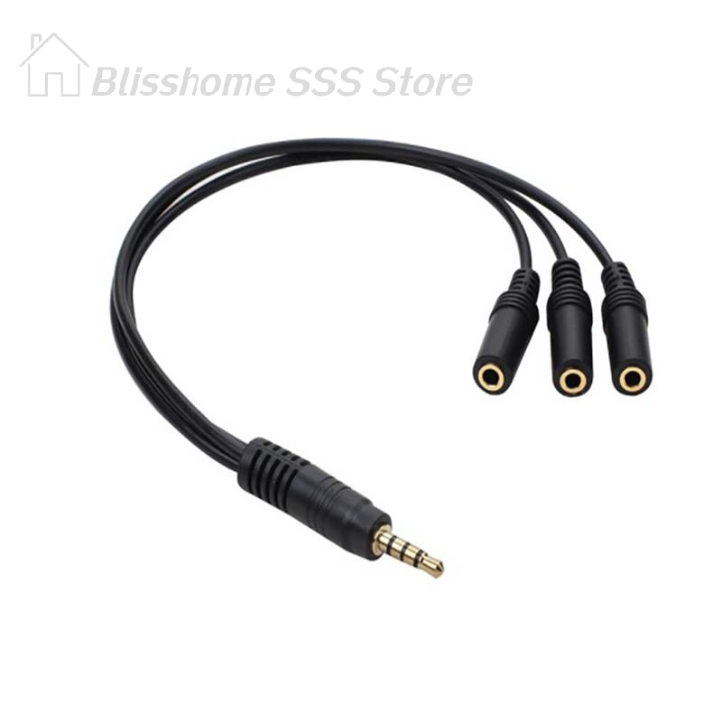 【S】3.5mm 3 Way Port Aux Multi  - Earphone Splitter Jack 리뷰 및 가격