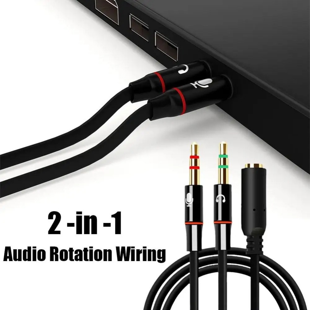 3.5mm Headphone Microphone Aud - Audio Splitter Y 리뷰 및 가격