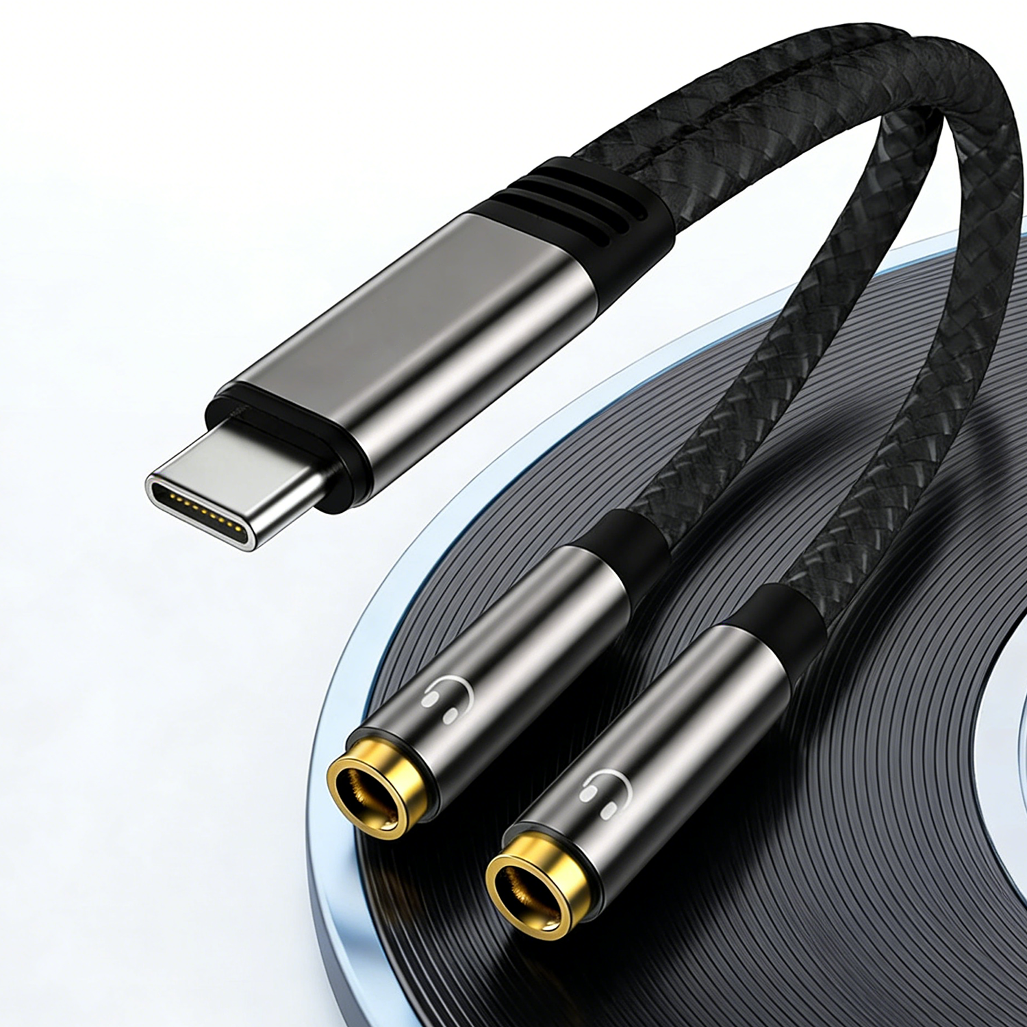 USB C To Dual 3.5mm Female Hea - Audio Splitter Y 리뷰 및 가격