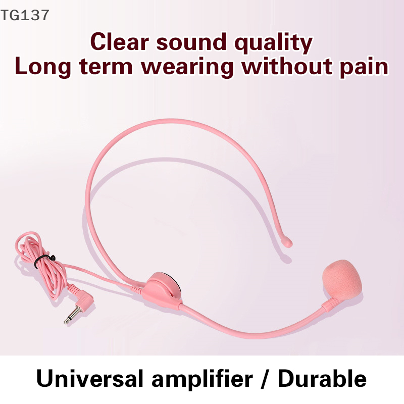 1Pcs 3.5MM Pink Headworn Wired - Wired Earphone Mic 리뷰 및 가격