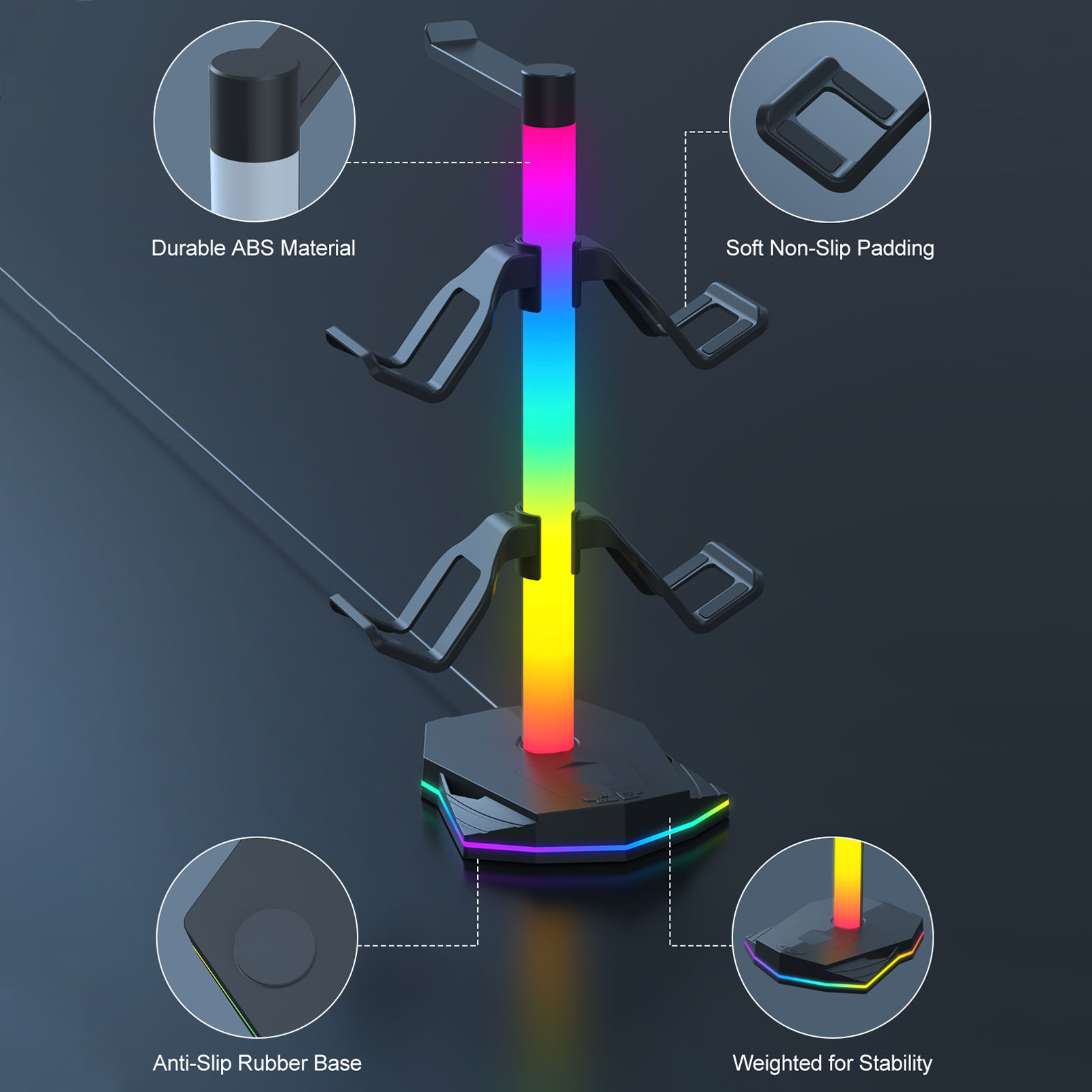 Headset Controller Display Sta - Gaming Headset Rgb 리뷰 및 가격