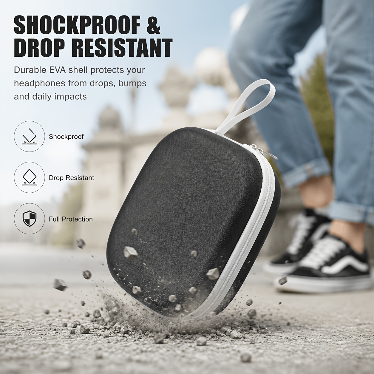 Portable Headphone Storage Cas - Headphone Case Hard 리뷰 및 가격