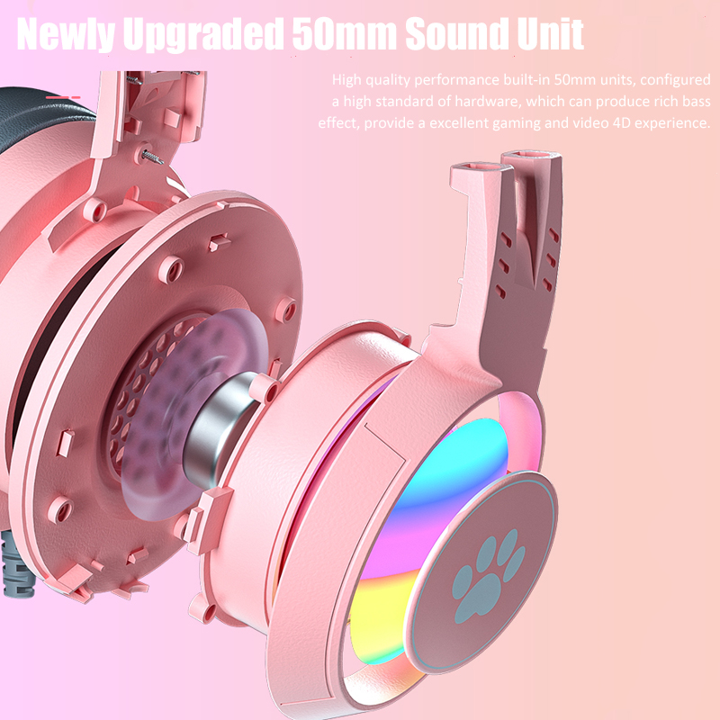 Cute Cat Ear Gaming Headphones - Gaming Headset Rgb 리뷰 및 가격