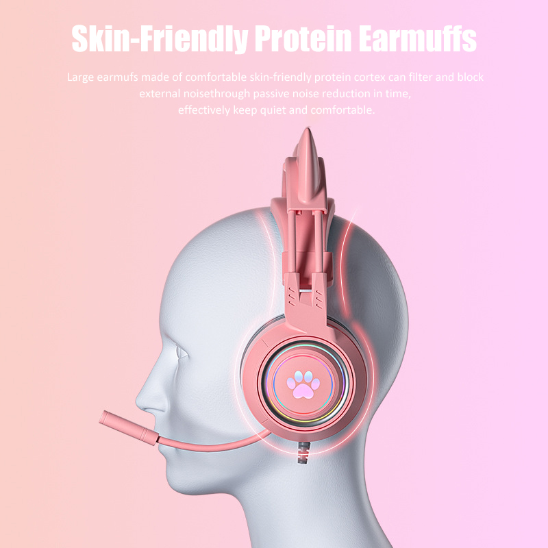 Cute Cat Ear Gaming Headphones - Gaming Headset Rgb 리뷰 및 가격