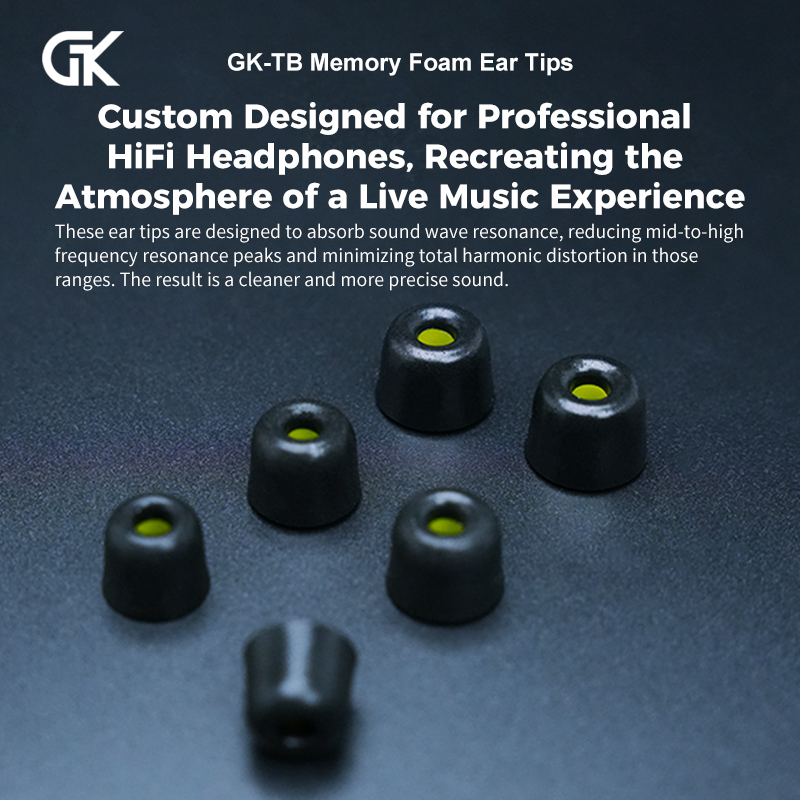 GK-TB 3Pair(6pcs) Noise Isolat - Earphone Foam Tip 리뷰 및 가격