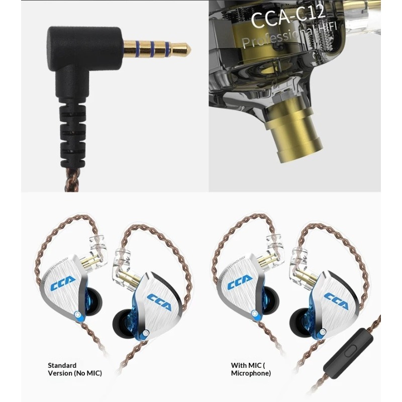 CCA C12 Earphones Hi-Fi Audiop - Audiophile Headphone Wired 리뷰 및 가격