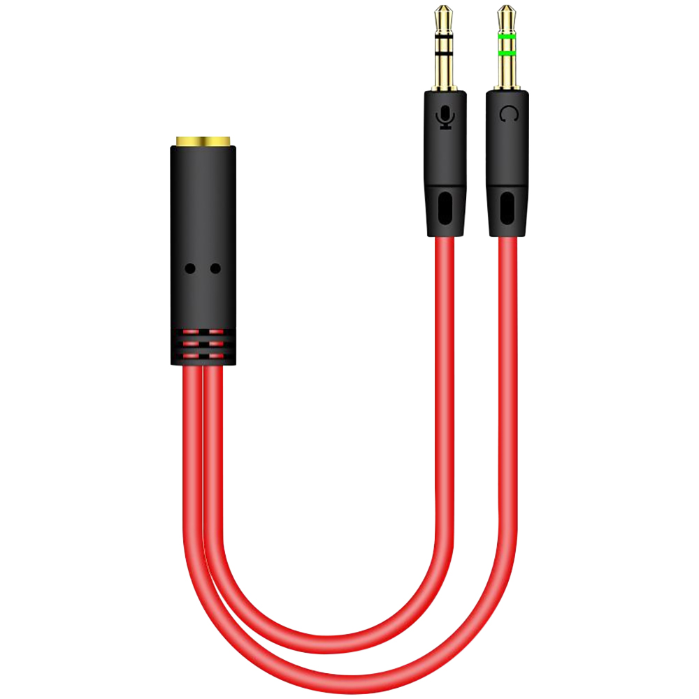 3.5mm Jack 2 Male To 1 Female  - Audio Splitter Y 리뷰 및 가격